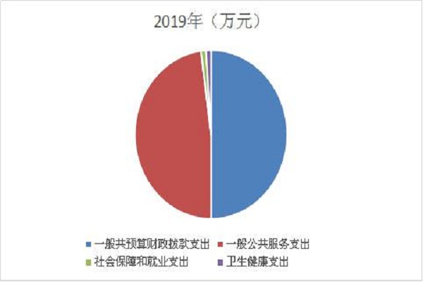 一般公共预算财政拨款支出占比分布图