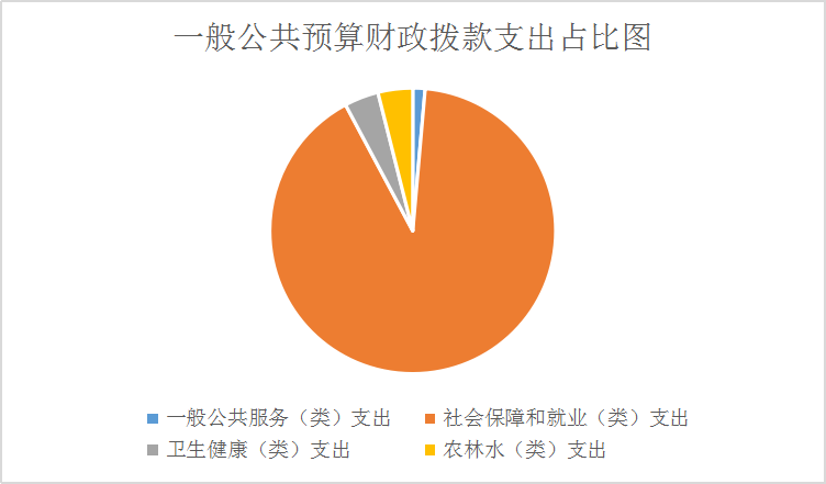 一般公共预算财政拨款支出占比图